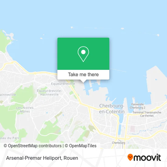 Arsenal-Premar Heliport map