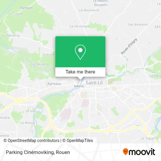 Parking Cinémoviking map