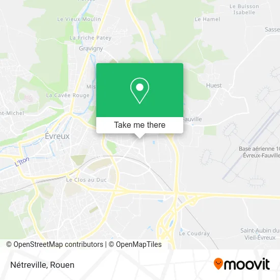 Nétreville map