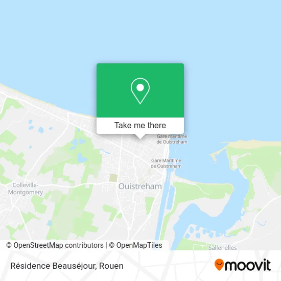 Résidence Beauséjour map