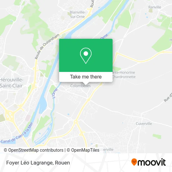 Foyer Léo Lagrange map