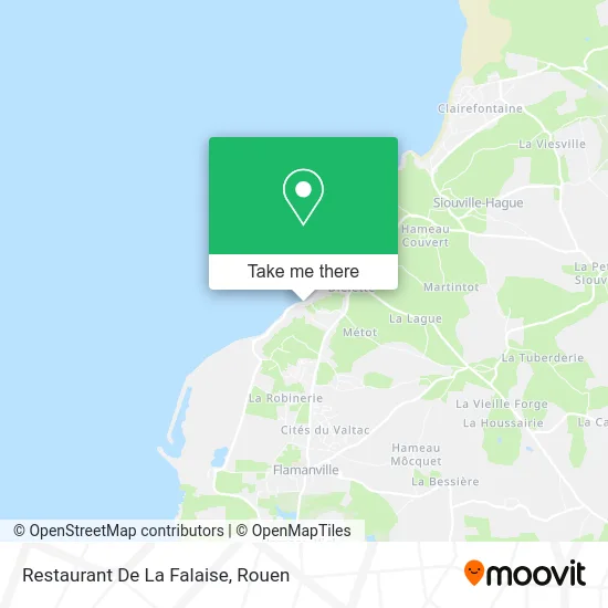 Restaurant De La Falaise map