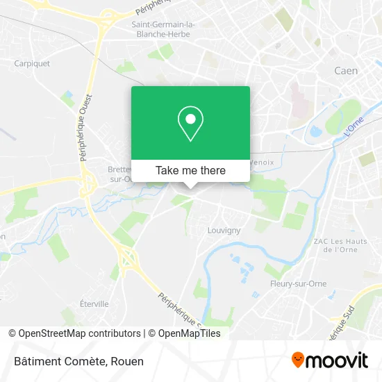 Bâtiment Comète map