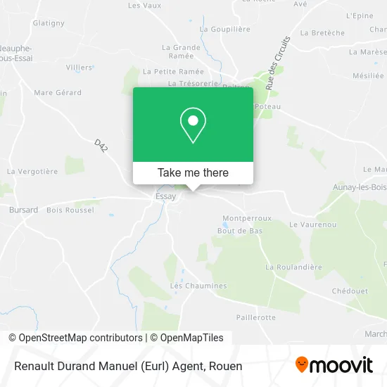 Renault Durand Manuel (Eurl) Agent map