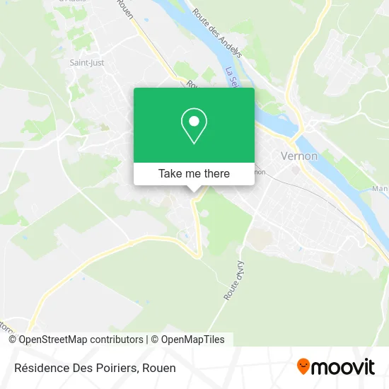 Résidence Des Poiriers map