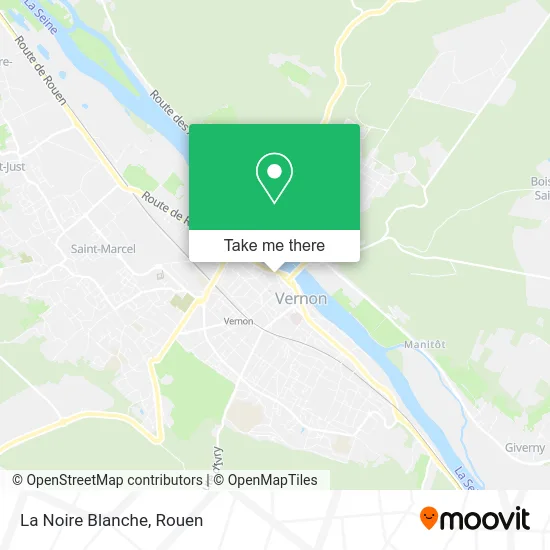 La Noire Blanche map