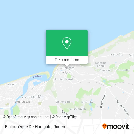 Bibliothèque De Houlgate map