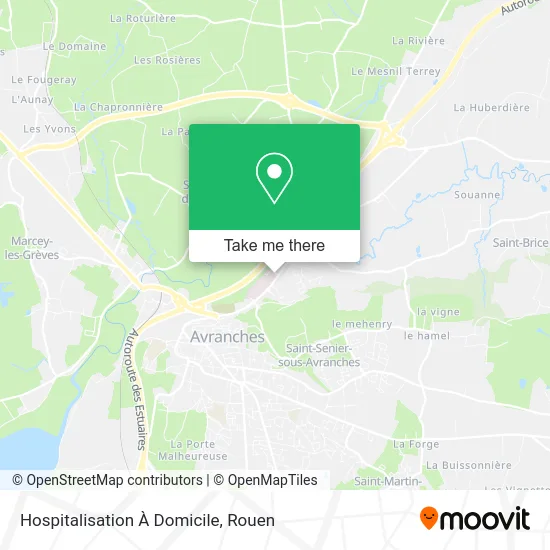 Hospitalisation À Domicile map