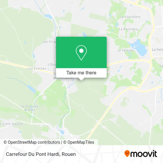 Carrefour Du Pont Hardi map