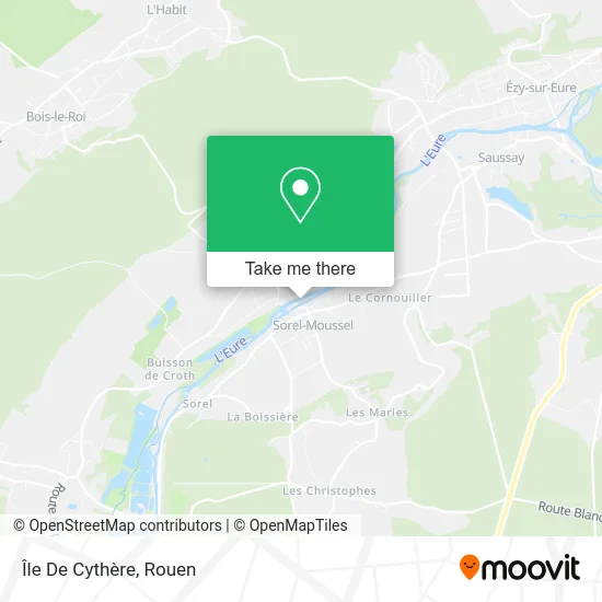 Île De Cythère map