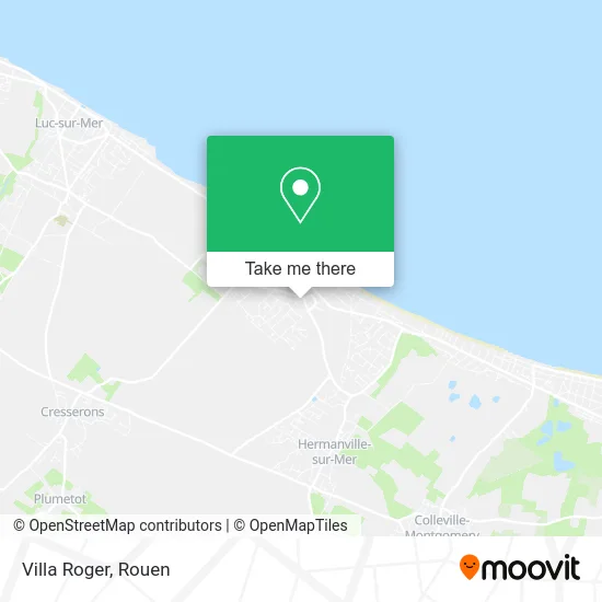 Villa Roger map