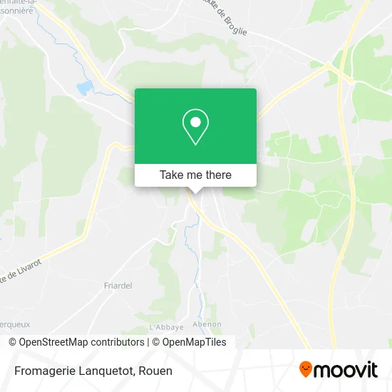 Fromagerie Lanquetot map