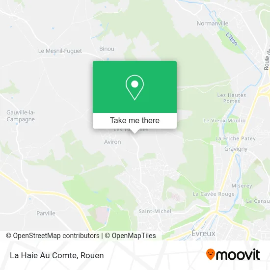 La Haie Au Comte map