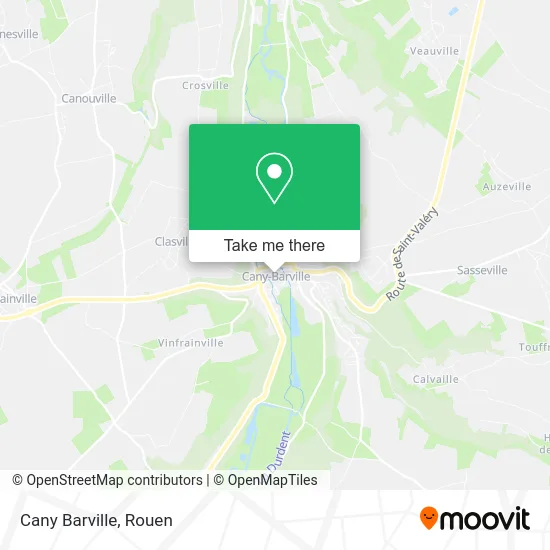 Cany Barville map