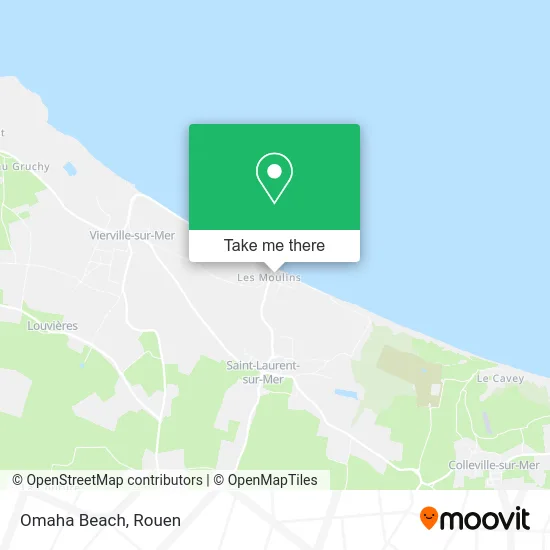 Omaha Beach map