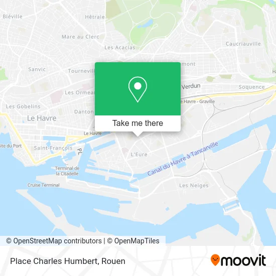 Place Charles Humbert map