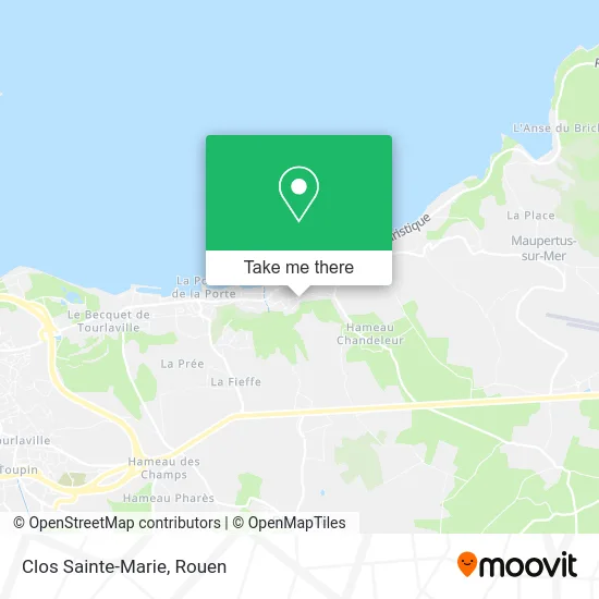 Clos Sainte-Marie map