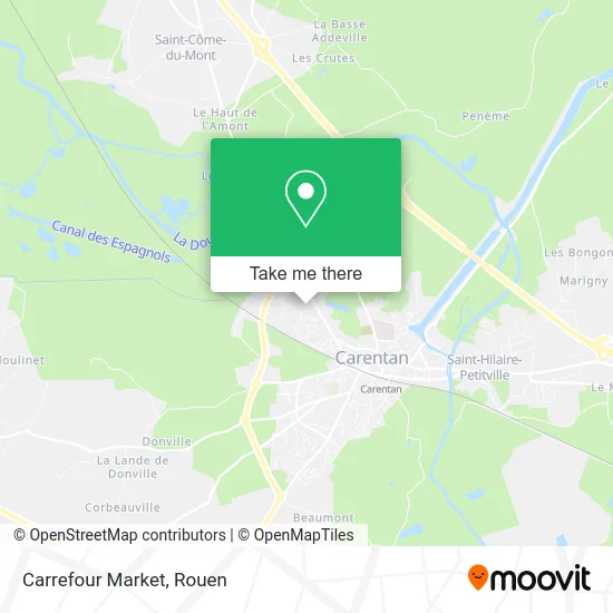 Carrefour Market map