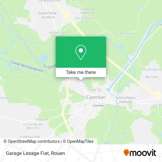 Garage Lesage Fiat map