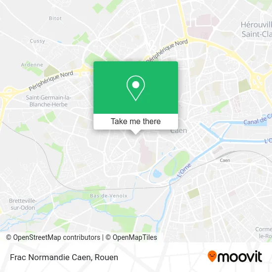 Frac Normandie Caen map