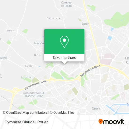 Gymnase Claudel map