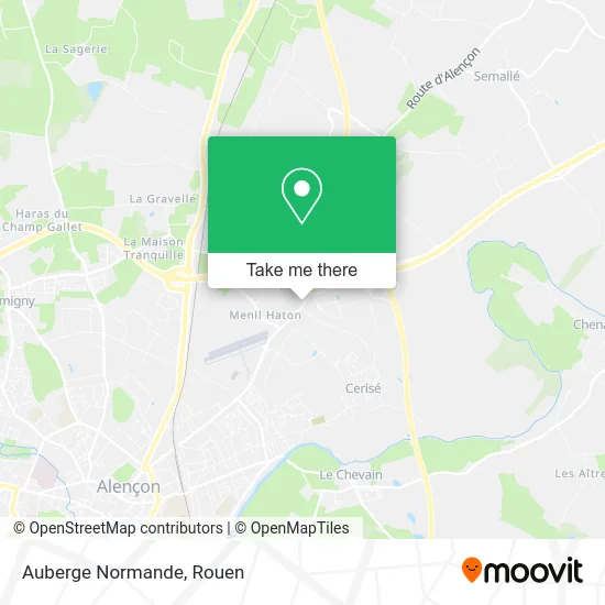 Auberge Normande map