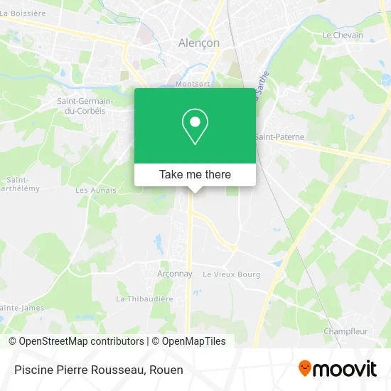 Piscine Pierre Rousseau map