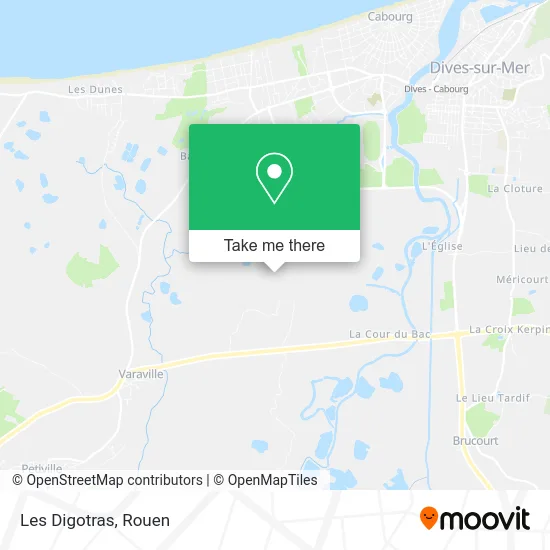 Les Digotras map
