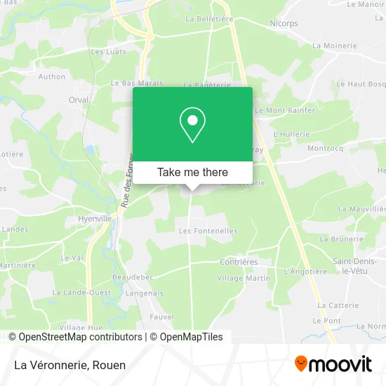 La Véronnerie map
