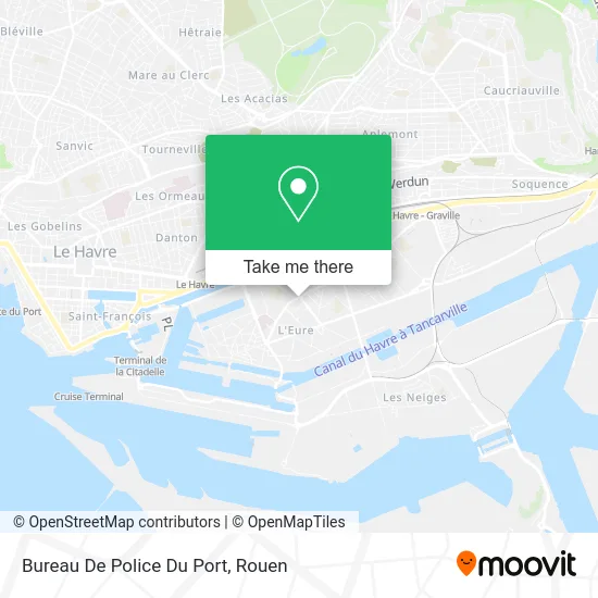 Bureau De Police Du Port map