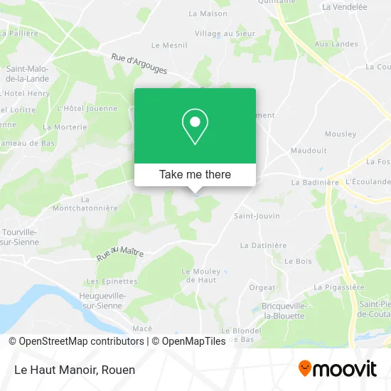 Le Haut Manoir map