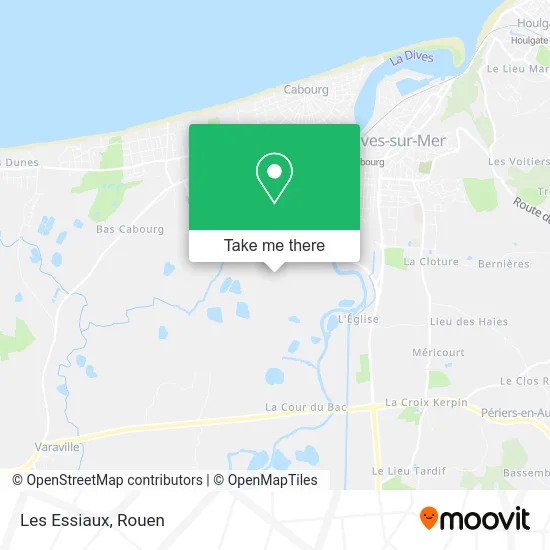 Les Essiaux map