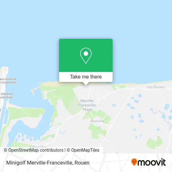 Minigolf Merville-Franceville map