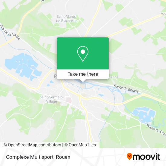 Complexe Multisport map