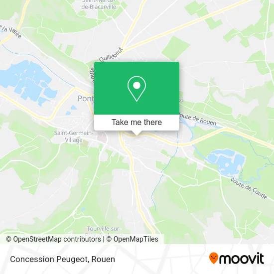 Concession Peugeot map