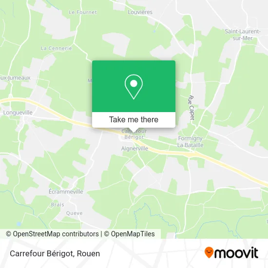 Carrefour Bérigot map