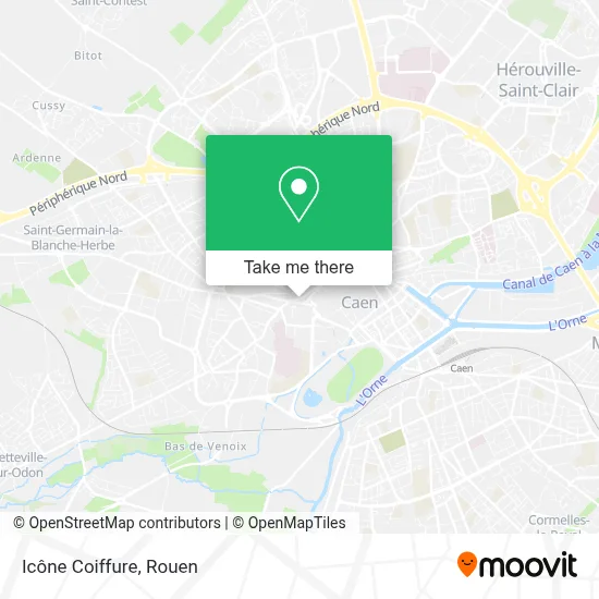 Icône Coiffure map