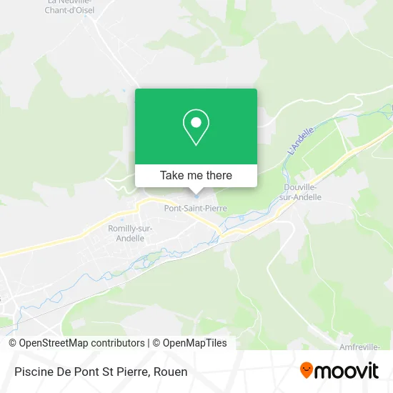 Piscine De Pont St Pierre map