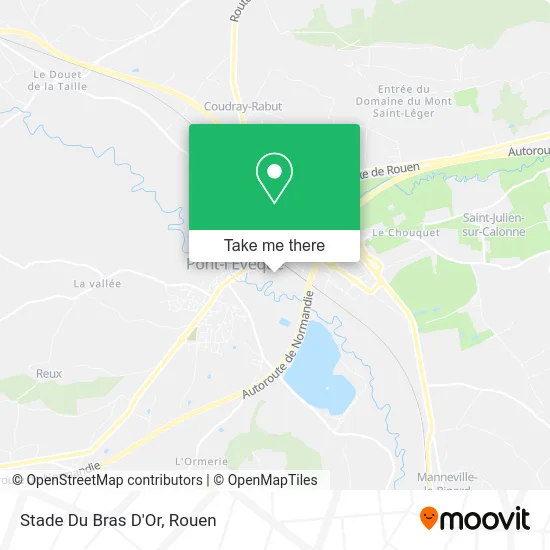 Stade Du Bras D'Or map