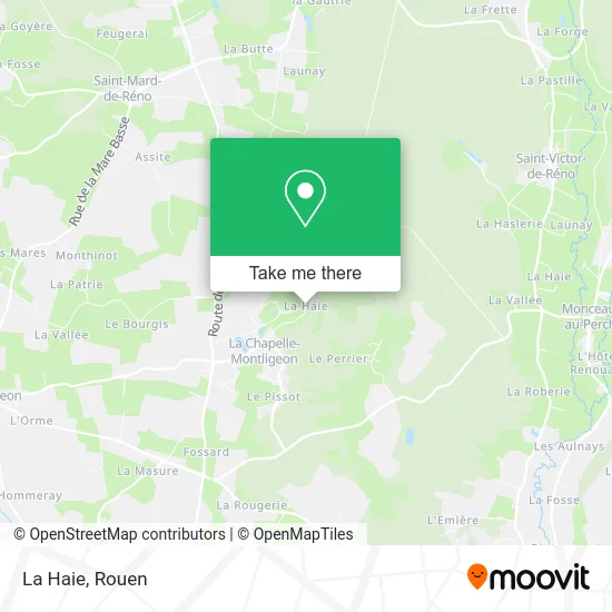 La Haie map