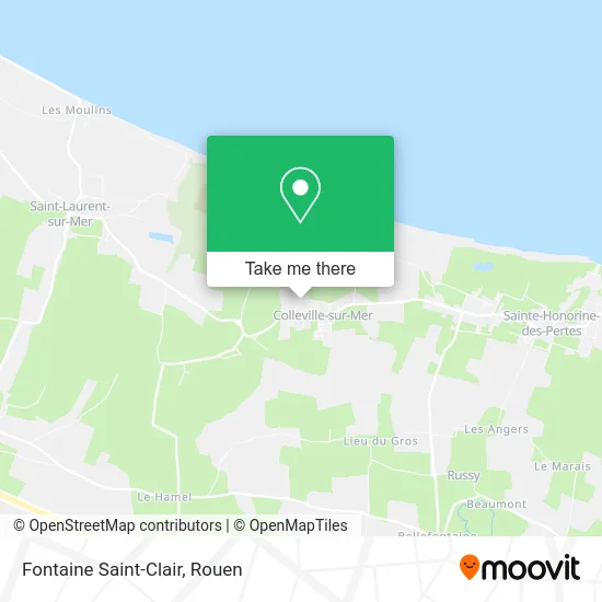 Fontaine Saint-Clair map