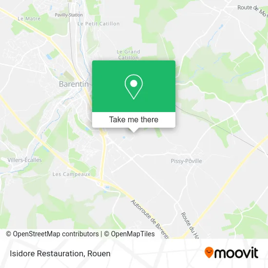 Isidore Restauration map