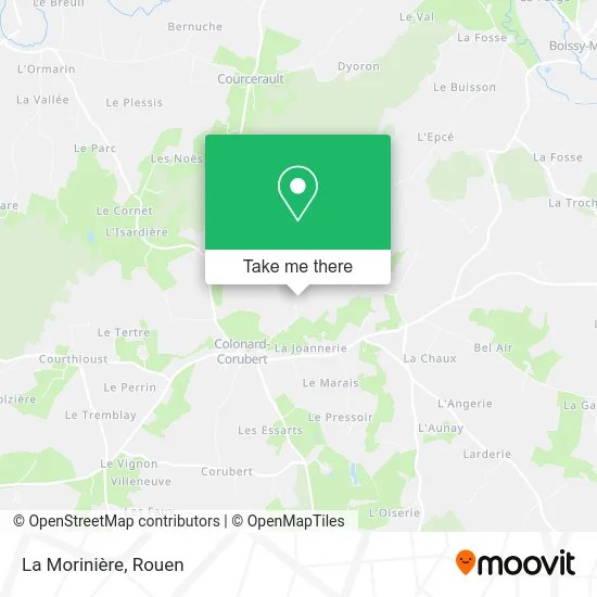 La Morinière map
