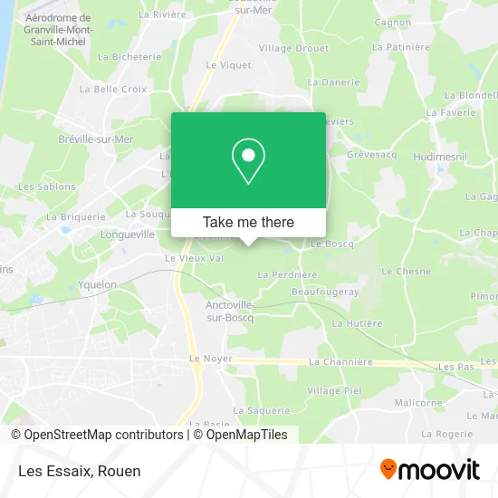 Les Essaix map