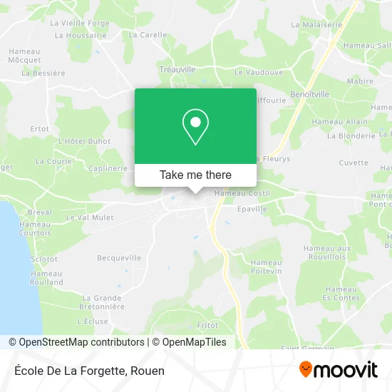 École De La Forgette map