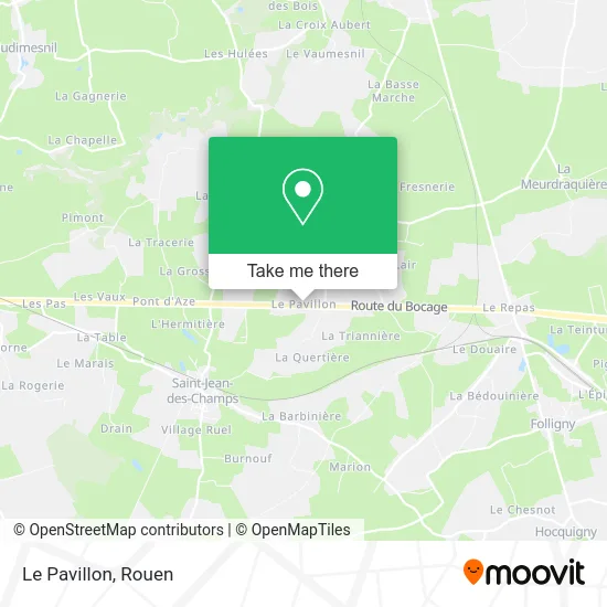 Le Pavillon map
