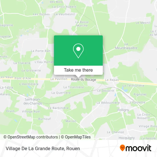 Village De La Grande Route map