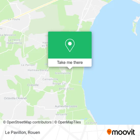 Le Pavillon map