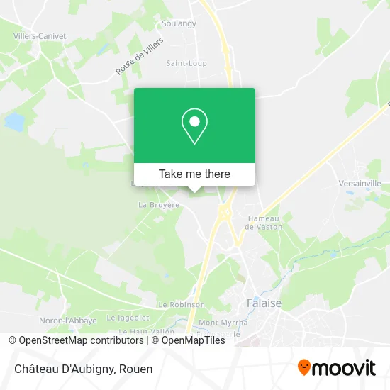Château D'Aubigny map