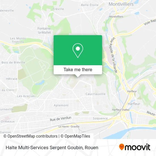 Halte Multi-Services Sergent Goubin map